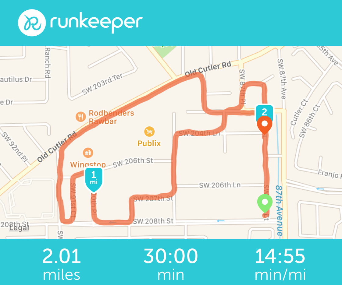 Running Day 1